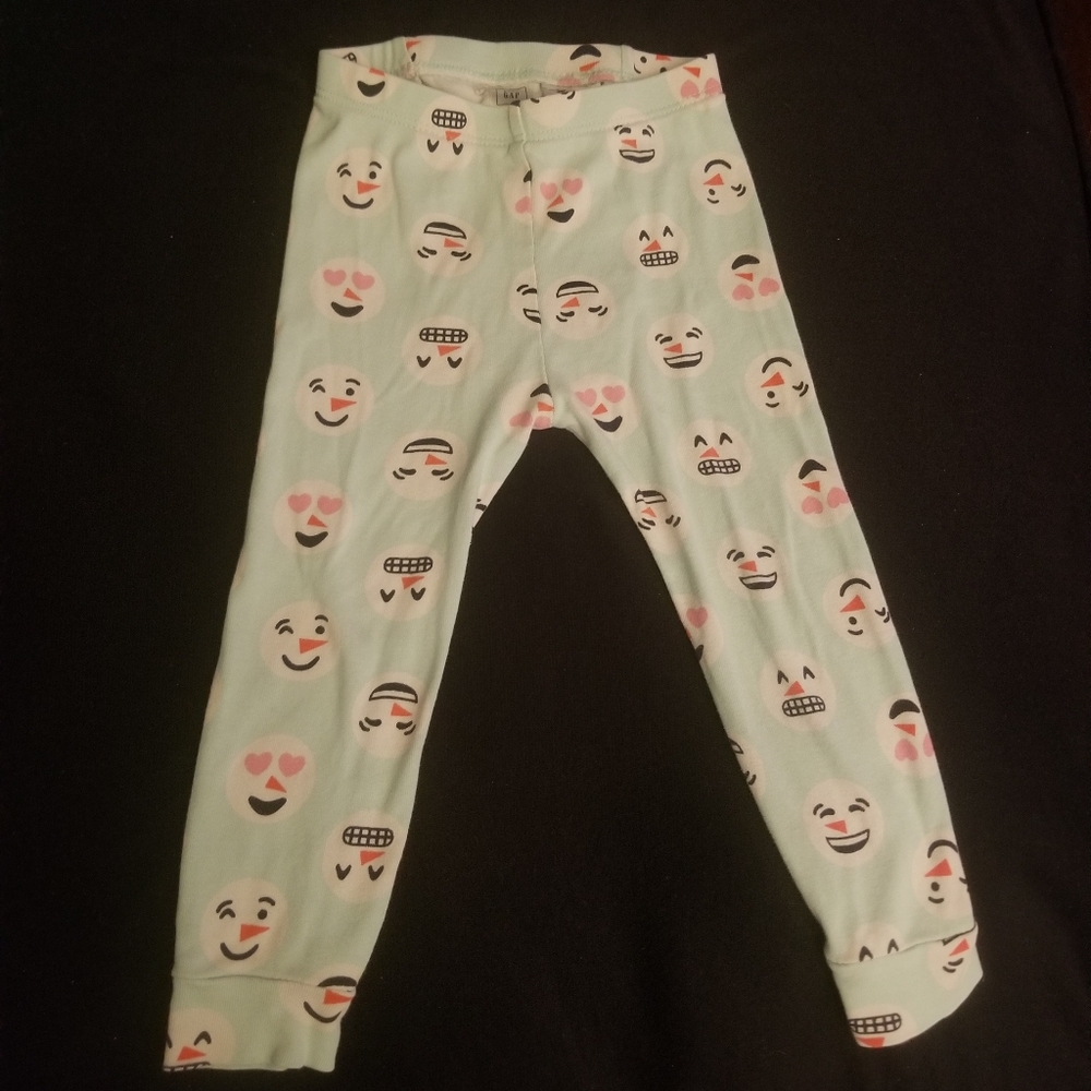 Cute: snowman emoji 2T gap pants